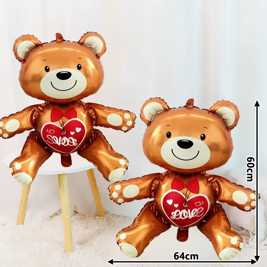 Teddy love Saint-valentin déclaration d'amour magique Surprise romantique ours en peluche 