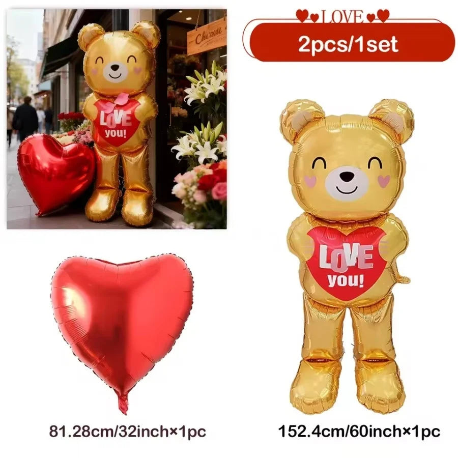 Teddy love Saint-valentin déclaration d'amour magique Surprise romantique ours en peluche 