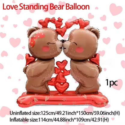 Teddy love Saint-valentin déclaration d'amour magique Surprise romantique ours en peluche 