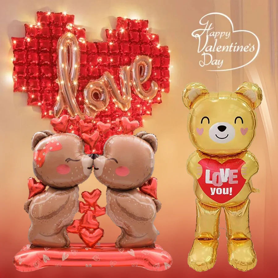 Teddy love Saint-valentin déclaration d'amour magique Surprise romantique ours en peluche 