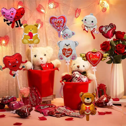 Teddy love Saint-valentin déclaration d'amour magique Surprise romantique ours en peluche 